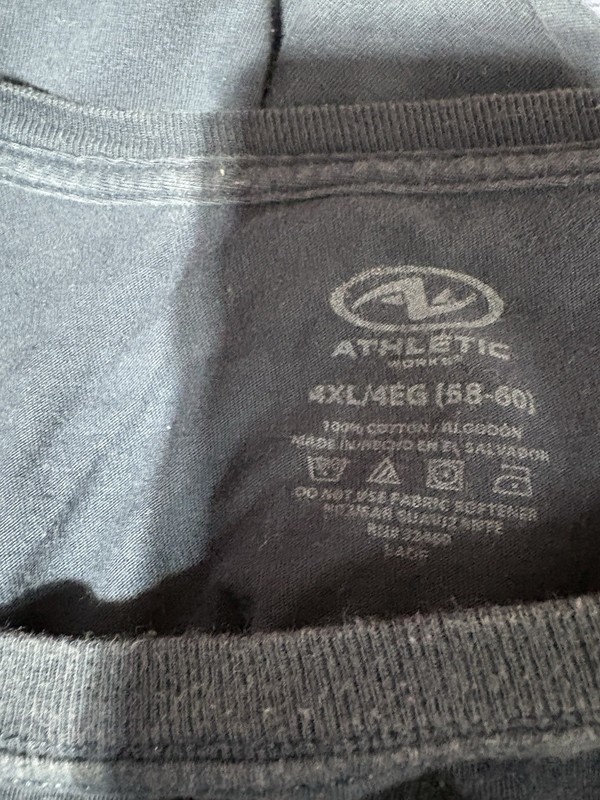 Athletic Works Dark Blue Basic Tee Size 4XL gallery