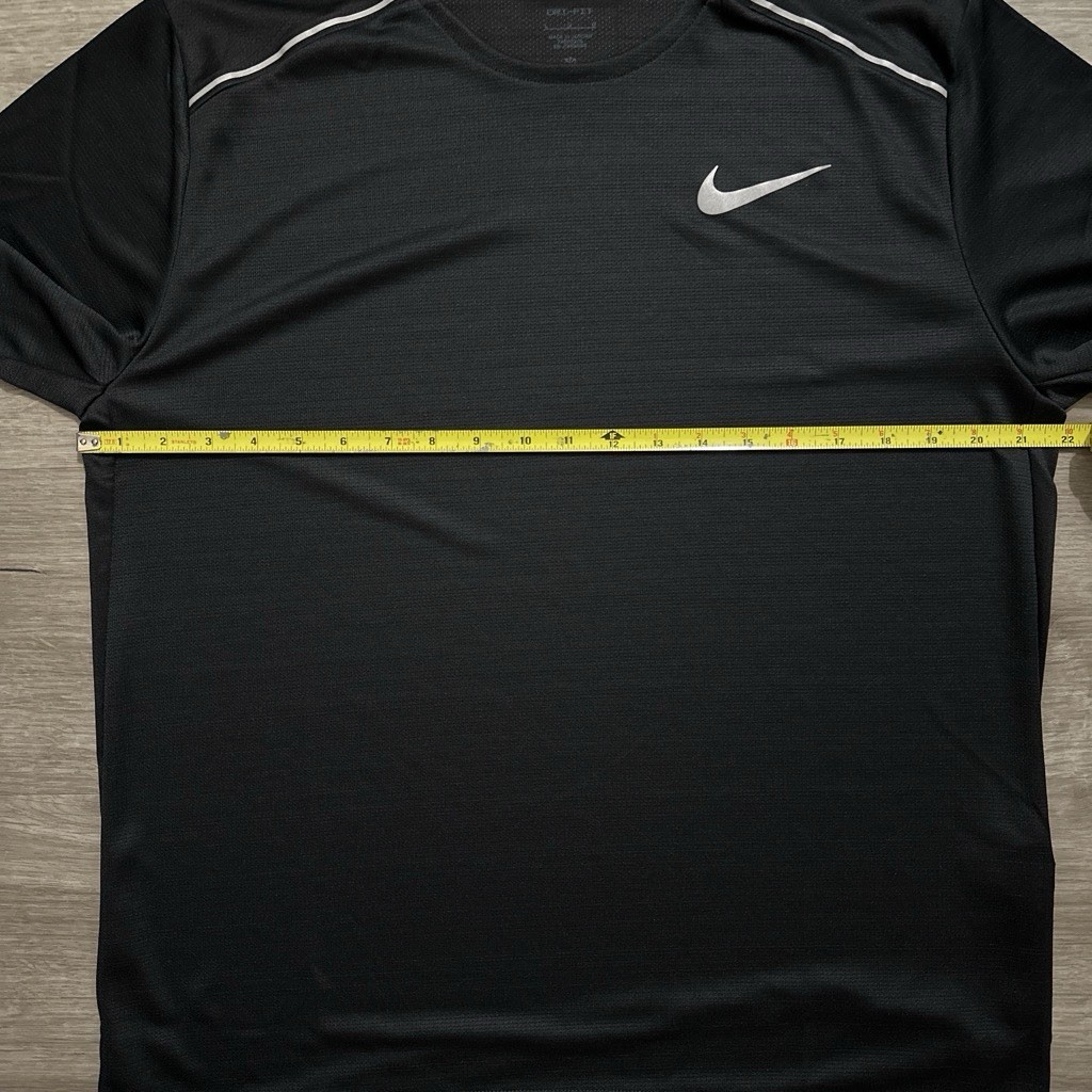 Nike Running Men's Black Dri-FIT Short Sleeve Crew Neck T-Shirt Size L gallery