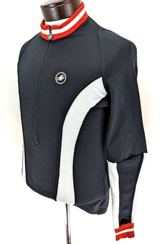 Vtg CASTELLI Men's Cycling Jersey Jacket L/S Made in ITALY Adult Fits M ~ RARE * gallery