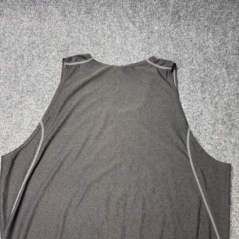 Neleus Shirt Mens 2XL Grey Performance Tank Sleeveless Gym Fitness Workout gallery