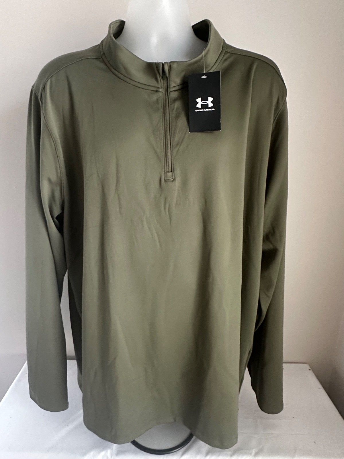 Under Armour Movement 1/4 Zip Lightweight Shirt 1387434-390 Green Size 3XL, XXXL gallery
