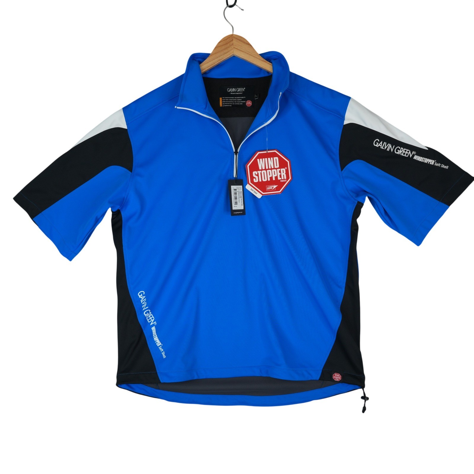 Galvin Green BOLT Half Zip Golf Pullover Mens Large Blue WINDSTOPPER Soft Shell gallery