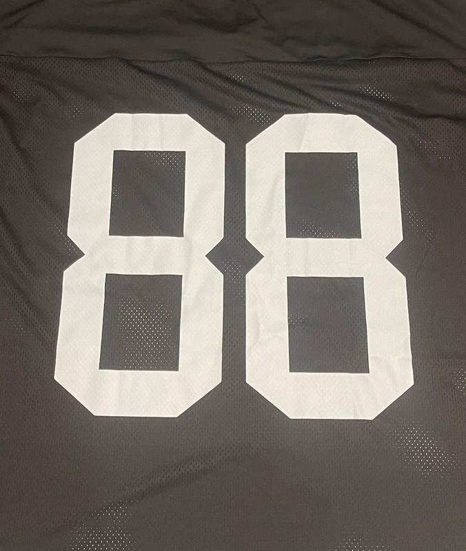 SHEIN Women’s Curve Plus Size 3XL #88 Football Jersey - Black And Gray gallery