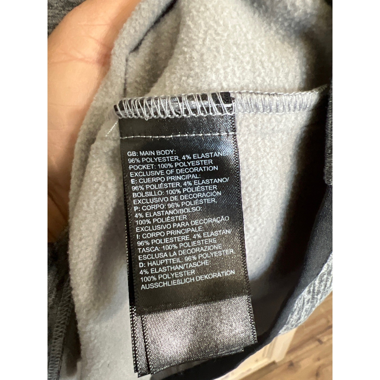 The North Face size XL gray 12 zip pullover fleece lined gallery