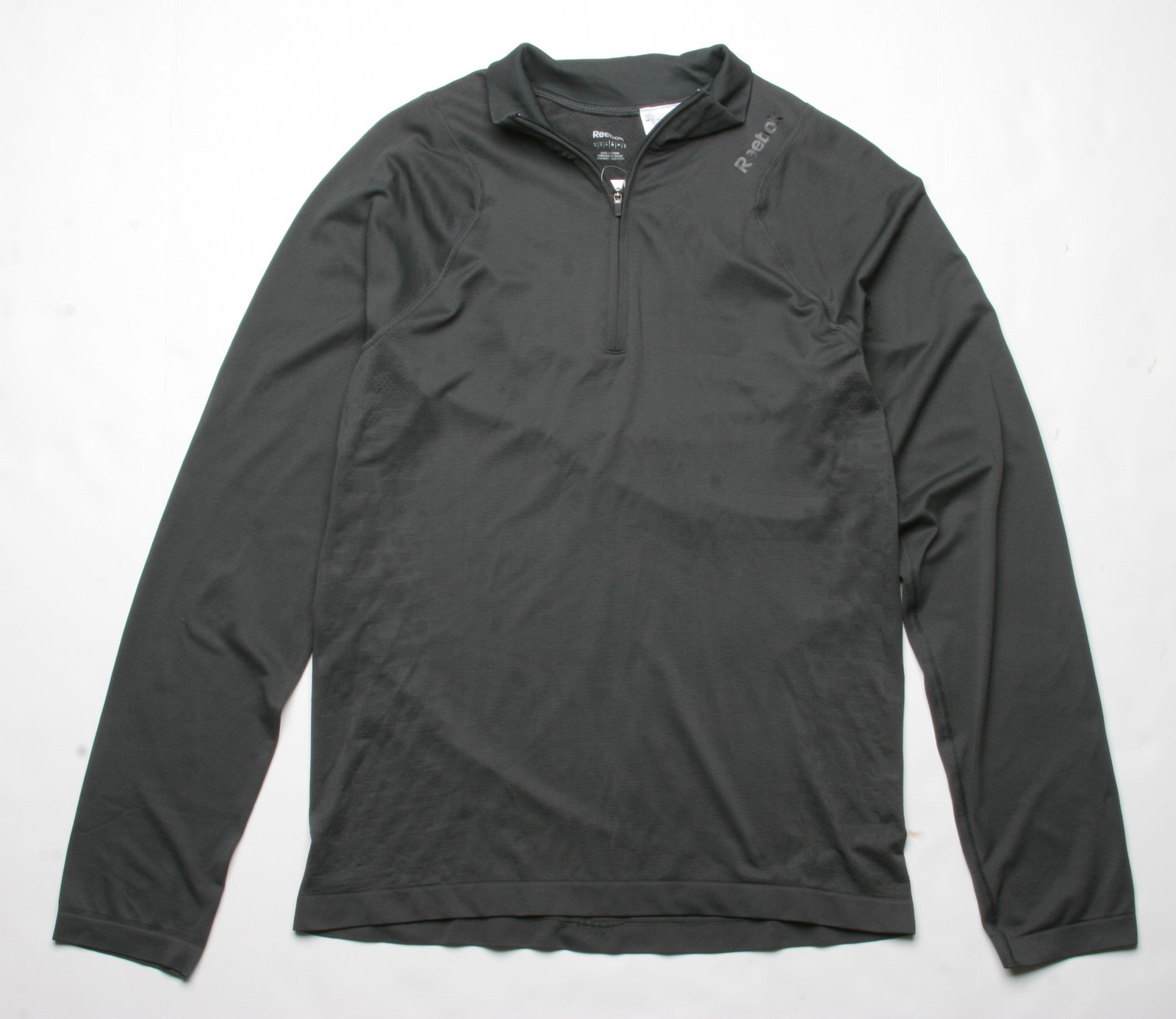 Reebok Flex Long Sleeve 1/4 Zip (M) Gravel W47727 gallery