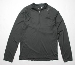 Reebok Flex Long Sleeve 1/4 Zip (M) Gravel W47727