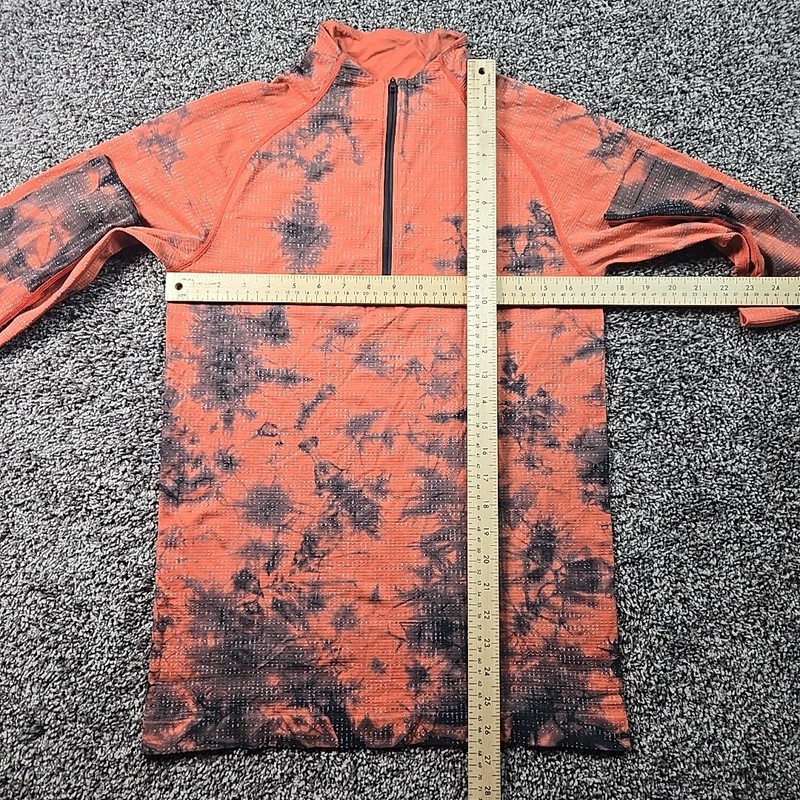 Lululemon Pullover Mens Small Tye Dye Metal Vent Tech Quarter Zip Performance gallery
