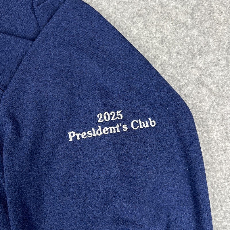NEW Holderness & Bourne Westland Pullover Quarter Zip Golf Stretch XL Mens Blue gallery