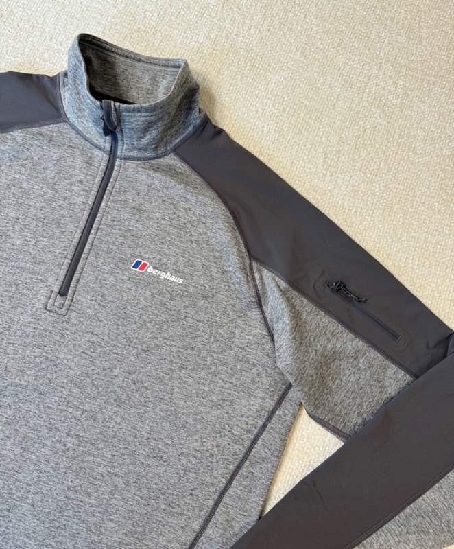 MINT Berghaus 1/4 Half Zip Top Long Sleeve Thermal Pullover Jumper Men's Sz XXL gallery