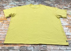 Nike Shirt Adult XXL Yellow Green Heavyweight Athletic Workout Gym Tee Mens