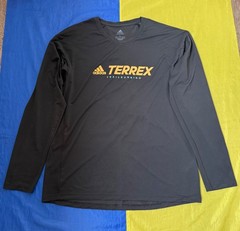 adidas Terrex Primeblue Trail Long Sleeve T-Shirt Jersey Runnig Sz. L