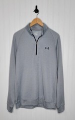 Under Armour Storm Loose Fit Quarter Zip Pullover ColdGear Men’s Size XL Gray