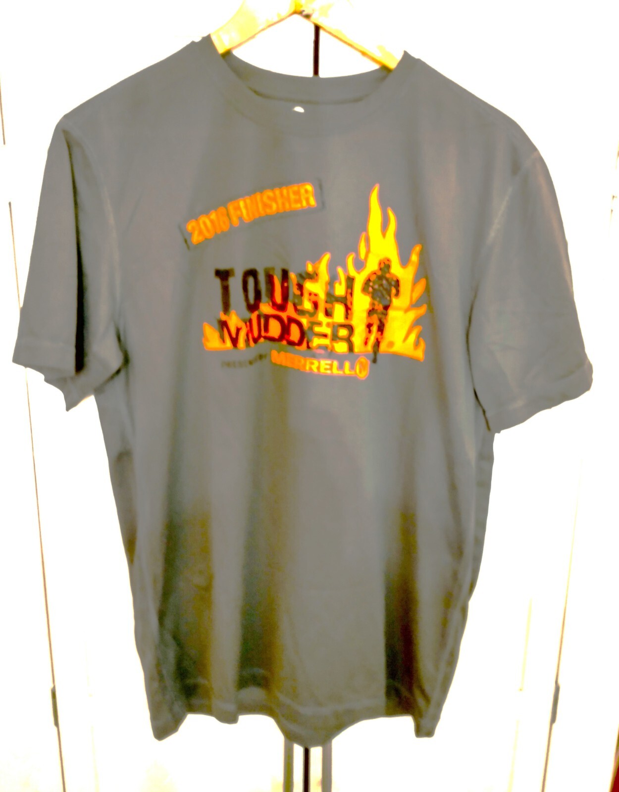 2016 Finisher Tough Mudder Select Wick Gray T Shirt By Merrell Size M gallery