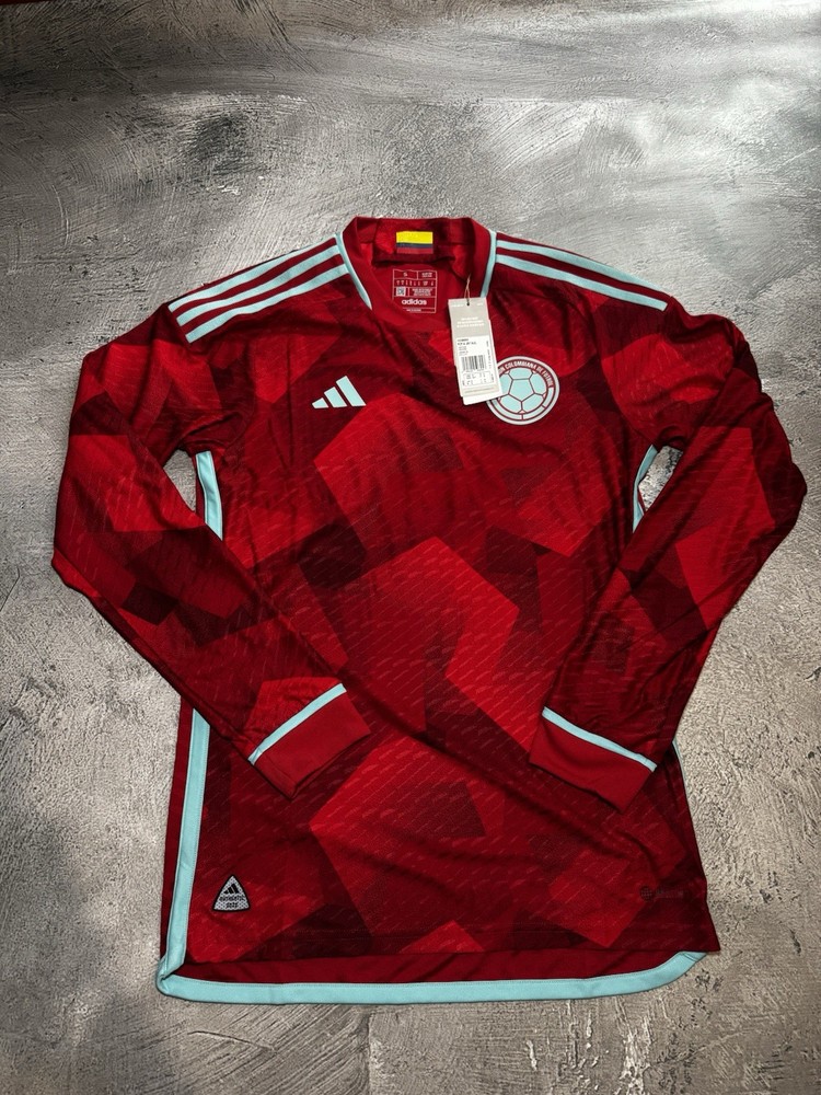 ADIDAS Colombia Player Edition 2022 Away Long Sleve Jersey - HD8855 - Rare.