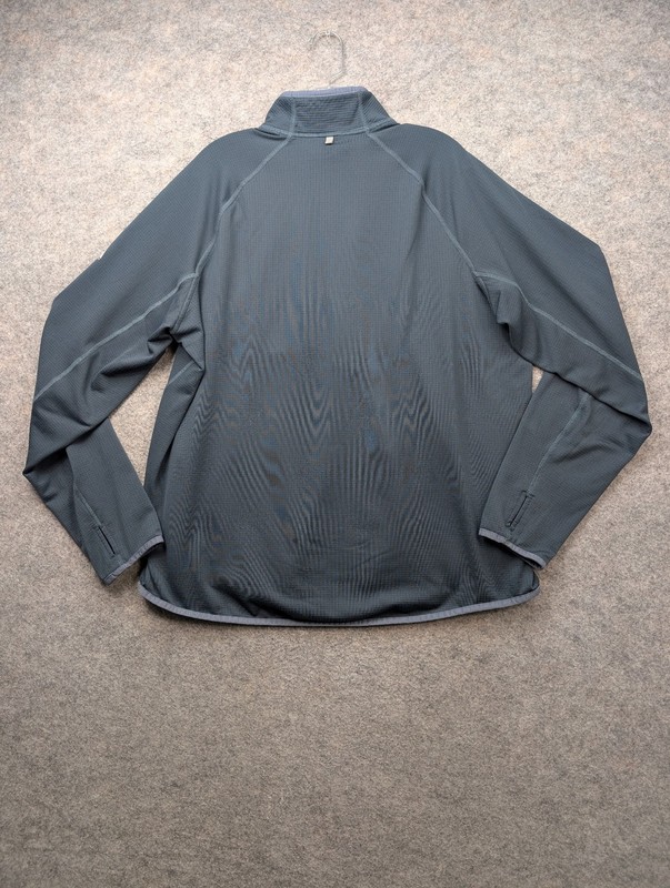 Eddie Bauer Pullover Men's XL Gray First Ascent Half Zip Fleece Outdoors Hiking gallery