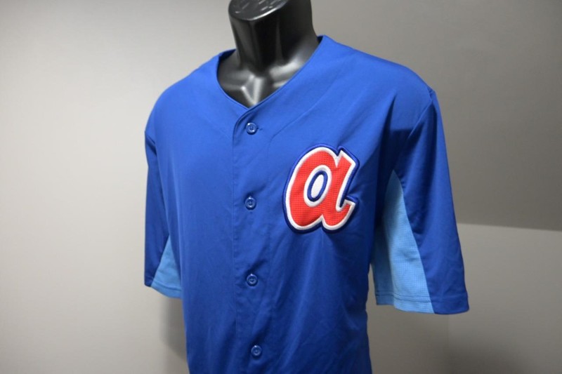 Genuine Merchandise Atlanta Braves MLB Jersey TX3 COOL Blue Mens Size XL gallery