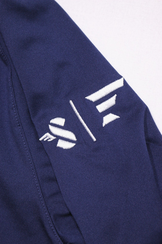 Peter Millar Quarter Zip Neck Pullover Men's M Navy Blue Recycled Poly Golf L/S gallery