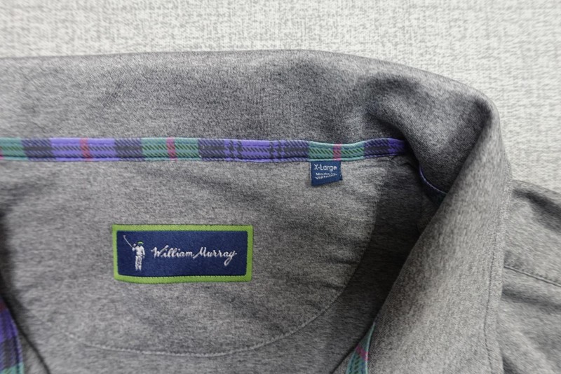 William Murray Quarter Zip Pullover Mens XL Gray Golf Stretch Mock Neck Top gallery