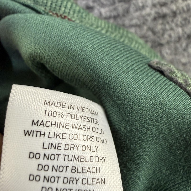 Rhone Pullover Mens Medium Green Quarter Zip Performance Golf Workout Casual gallery