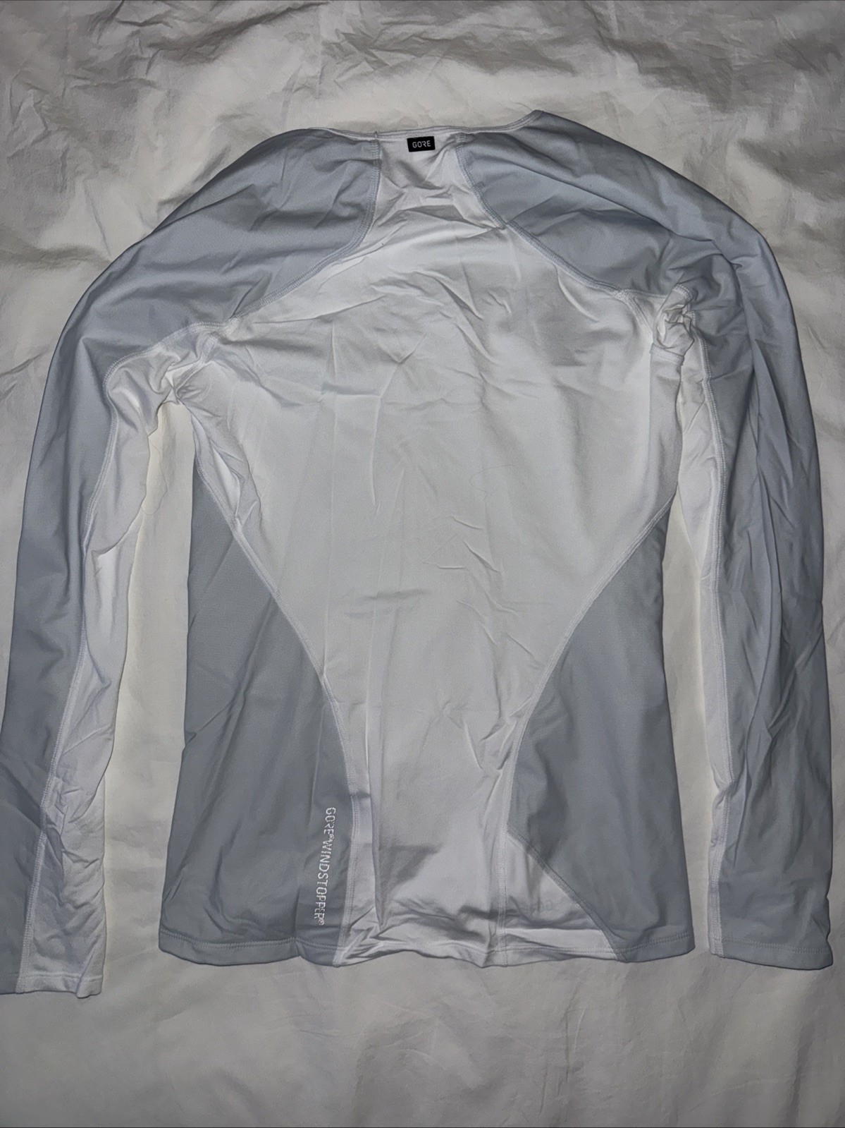 GOREWEAR WINDSTOPPER® BASE LAYER THERMO LONG SLEEVE SHIRT MENS Grey/White - S gallery