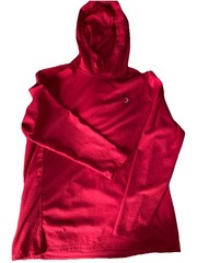 Reel Legends Shirt Mens Large Red Long Sleeve Hoodie Freeline Fishing Outdoors