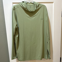 King Ranch- Men’s Green Lightweight Stretch Pullover Hoodie Long Sleeve Solid XL