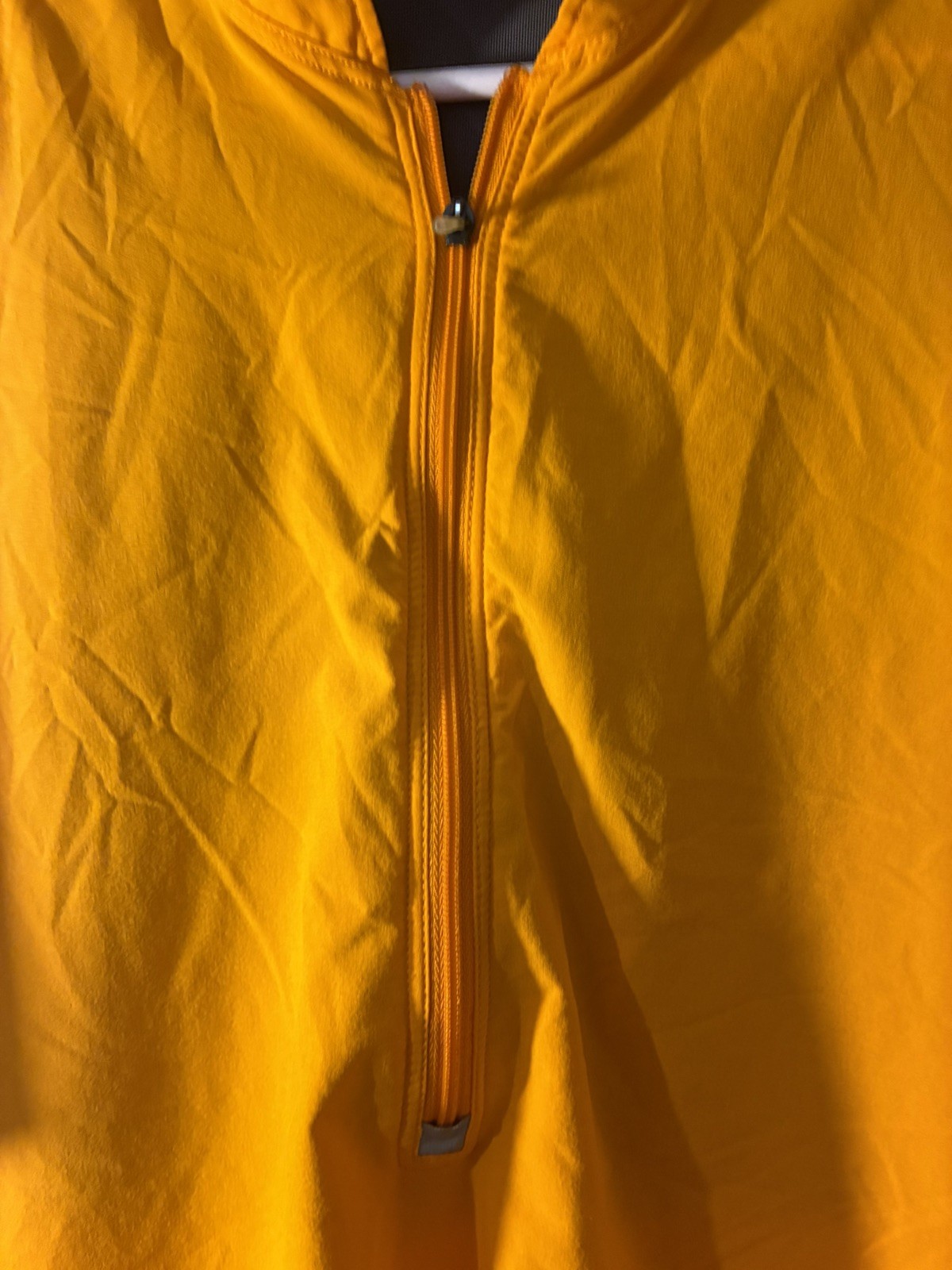 Nike Dri_Fit 1/2-zip Pullover Short Sleeve Orange MED gallery