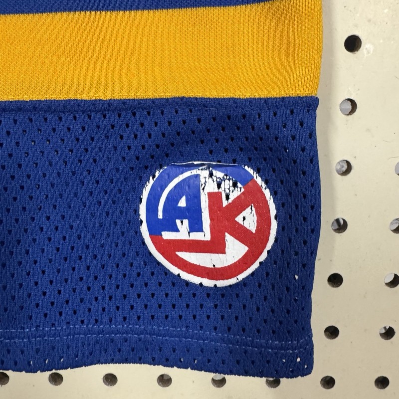 Rec League Hockey Jersey, Players Club, Mens, Blue Yellow White, #11 gallery