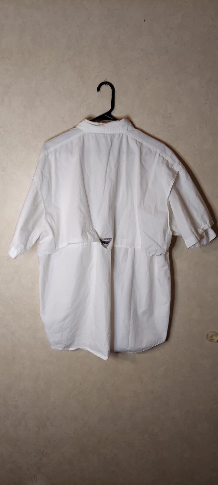 Columbia Button Up Shirt Mens M. White Casual Outdoor Lightweight Fishing gallery