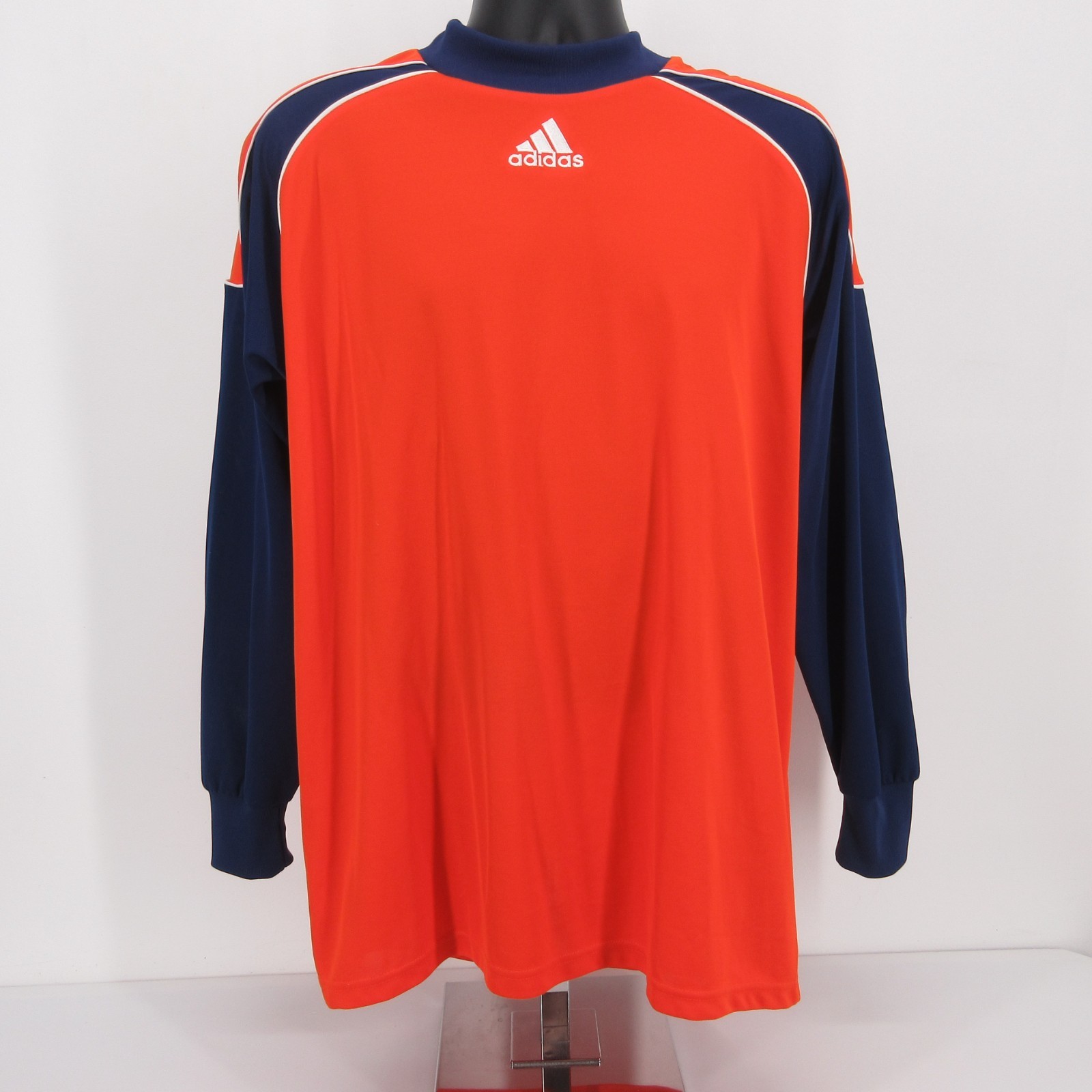 Adidas Goal Keeper Shirt Men's Size M Orange Goalie Jersey Soccer Padded Elbows gallery