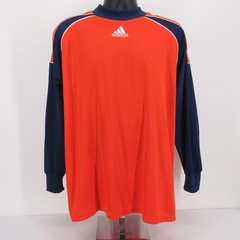 Adidas Goal Keeper Shirt Men’s Size M Orange Goalie Jersey Soccer Padded Elbows