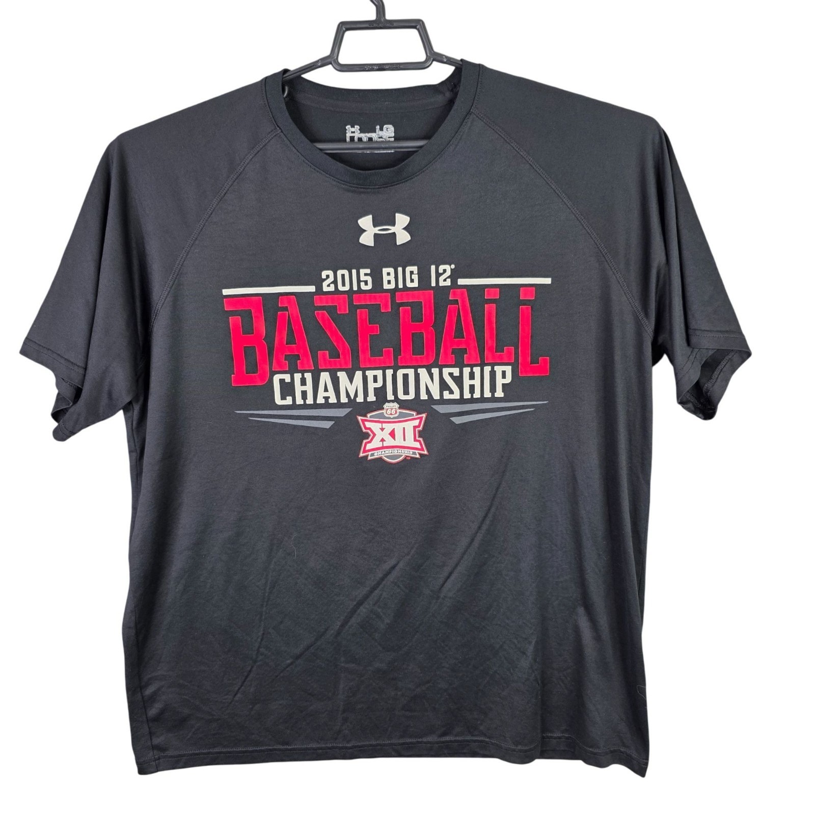 Mens Under Armour Black 15' Baseball Championship T Shirt Short Sleeve Size L gallery