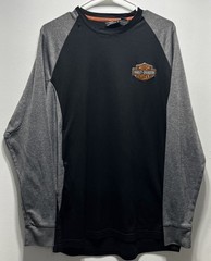 Harley Davidson Performance Mens L Activewear Shirt In-Seam Pocket Audio Port