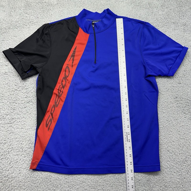 Speedo Sport Systems Mens Size Medium Cycling 1/4 Zip Shirt & Short Set 828213 gallery