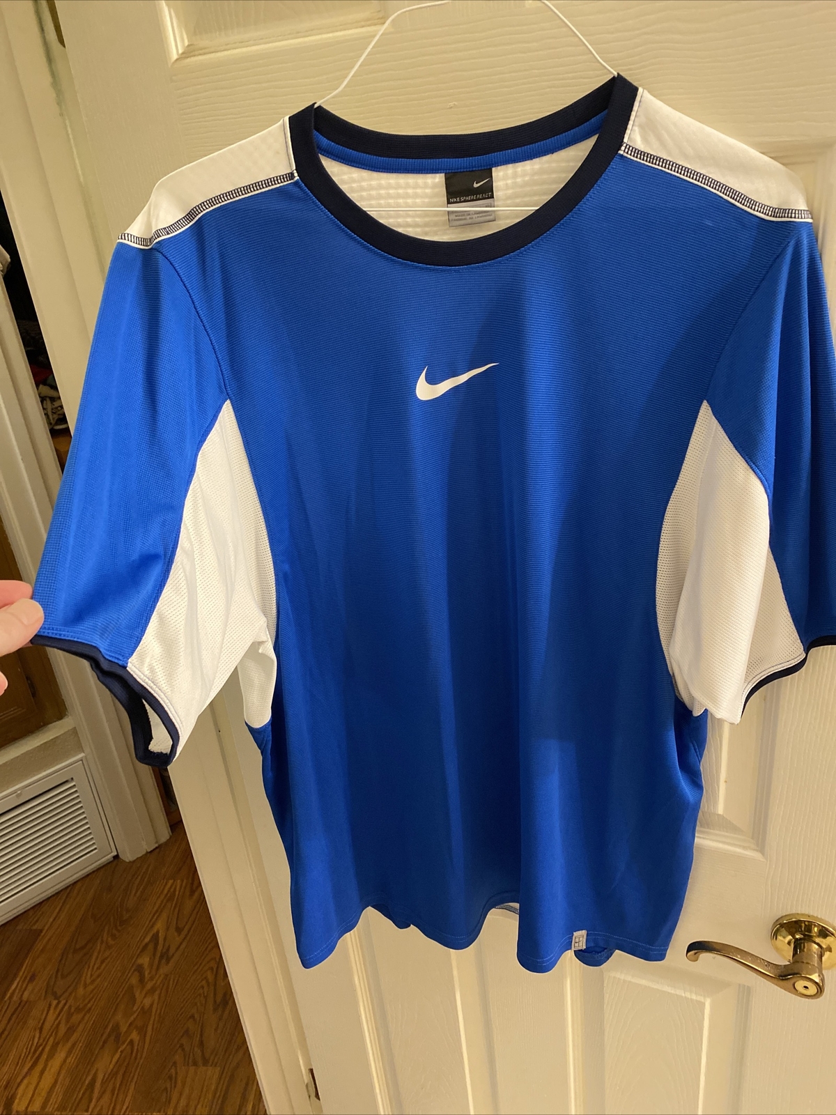 nike tennis shirt - RF Shere React 2005 World Tour finals size XL gallery