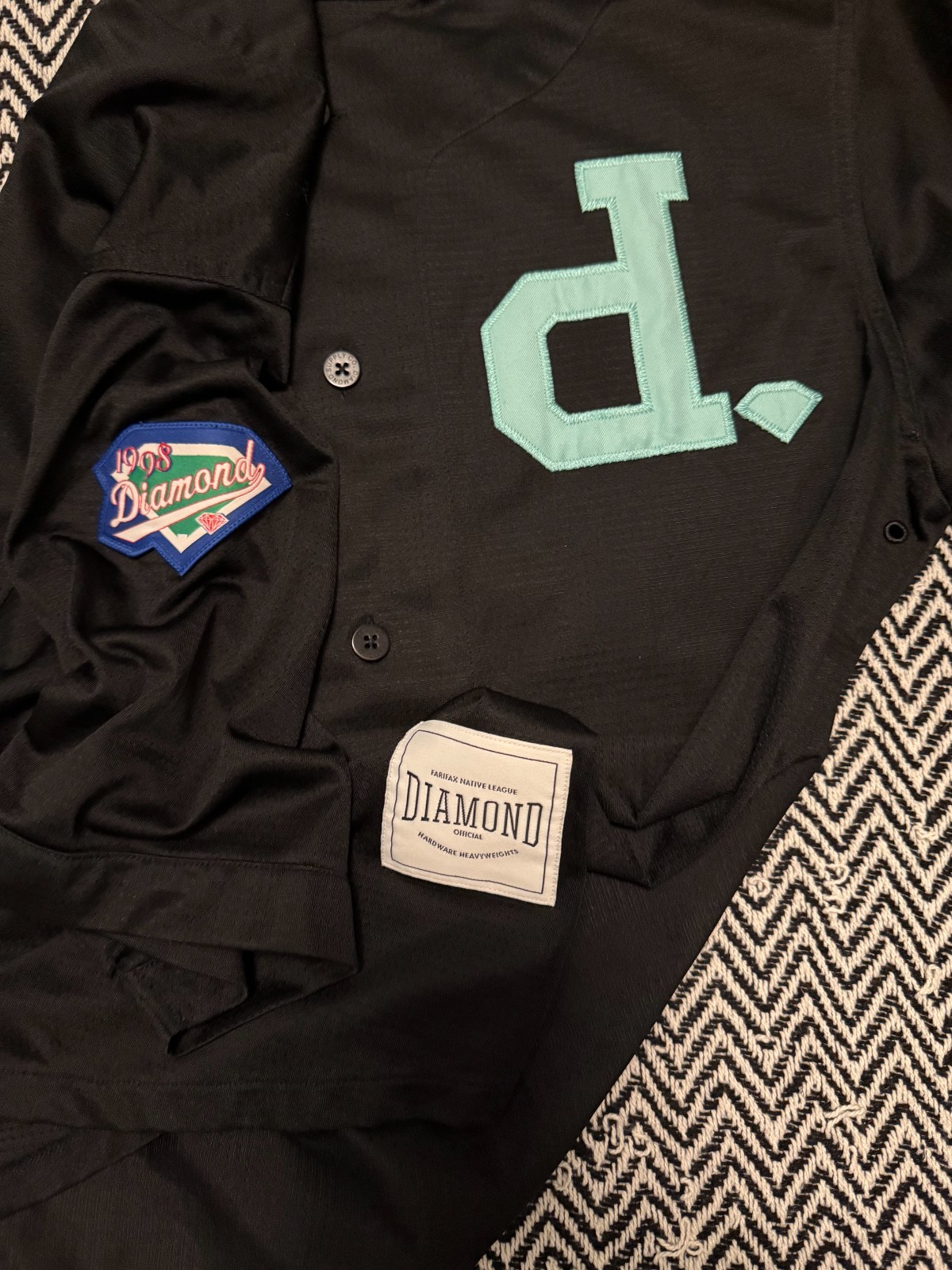 Diamond Supply Co. XL d. 98 Baseball Jersey diamond blue gallery