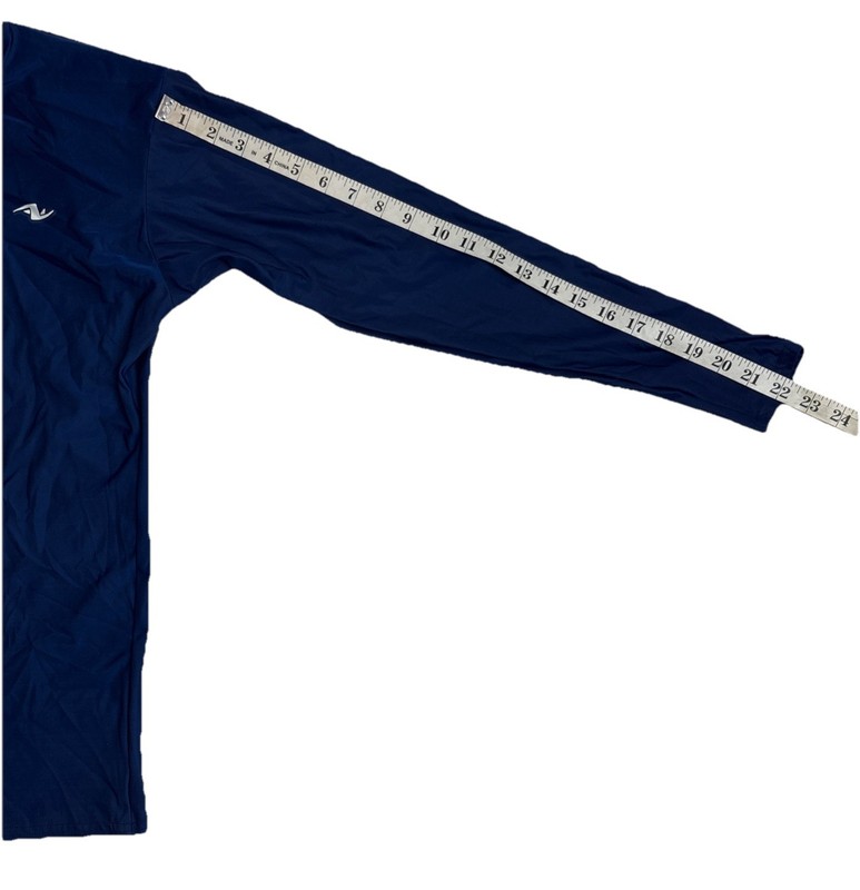 Athletic Works Performance Compression Top Navy Blue Long Sleeve Mens Size XL gallery