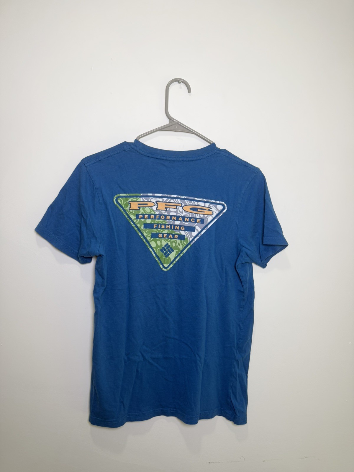 Columbia PFG Deep Waves Short Sleeve Tee T-shirt Mens S Blue gallery