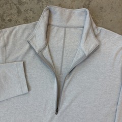 Lululemon Soft Jersey 1/2 Half Zip Pullover Performance Stretch Gray Men’s XL
