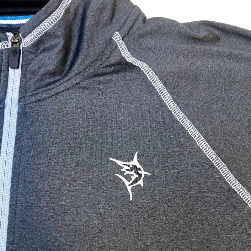 White Water New Harbor Performance 1/4 Zip Men's XL Long Sleeve Gray Pullover gallery