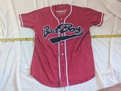 Jersey Red Black L Hip Hop Bad Boy 10 Biggie smalls baseball Notorious B.I.G. ca