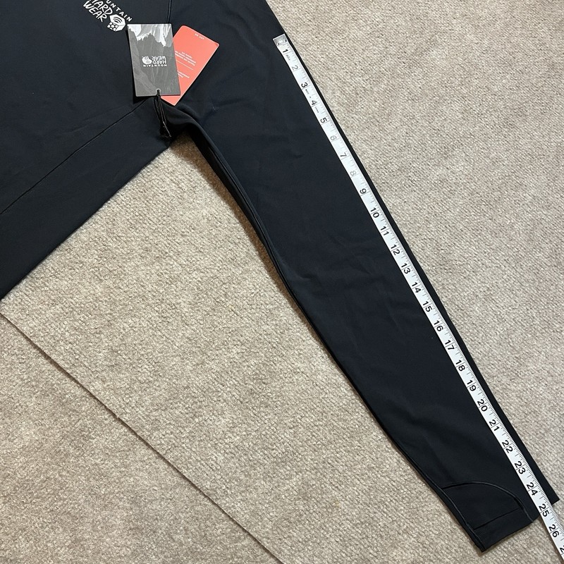 NWT Mountain Hardwear Mountain Stretch Half Zip Long Sleeve Men’s Large Black gallery