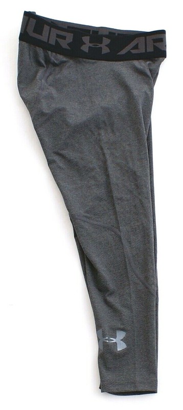 Under Armour Gray Coolswitch Armour Twist 3/4 Length Compression Leggings Men's gallery
