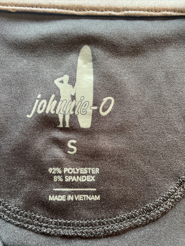 NWT Johnnie O Mens Pullover Flex Black Sz S gallery