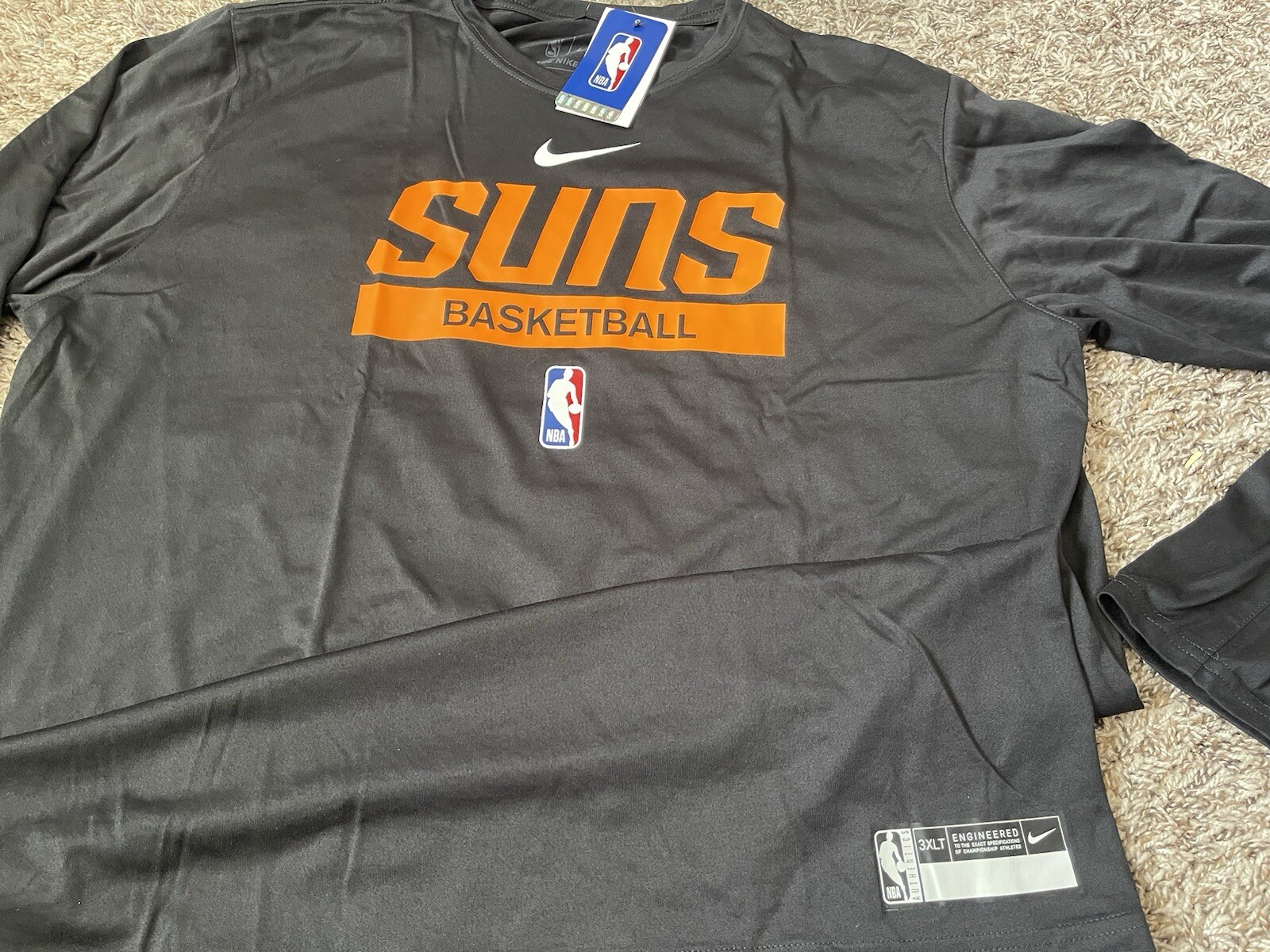 Nike NBA Authentic Phoenix Suns Team Issued Player Shooting Shirt Sz.3XL Tall gallery