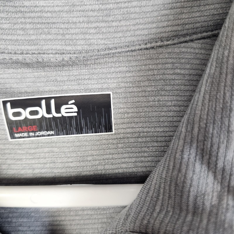 Bolle Pullover Mens Large Gray Performance 1/4 Zip Golf Athletic Shirt gallery