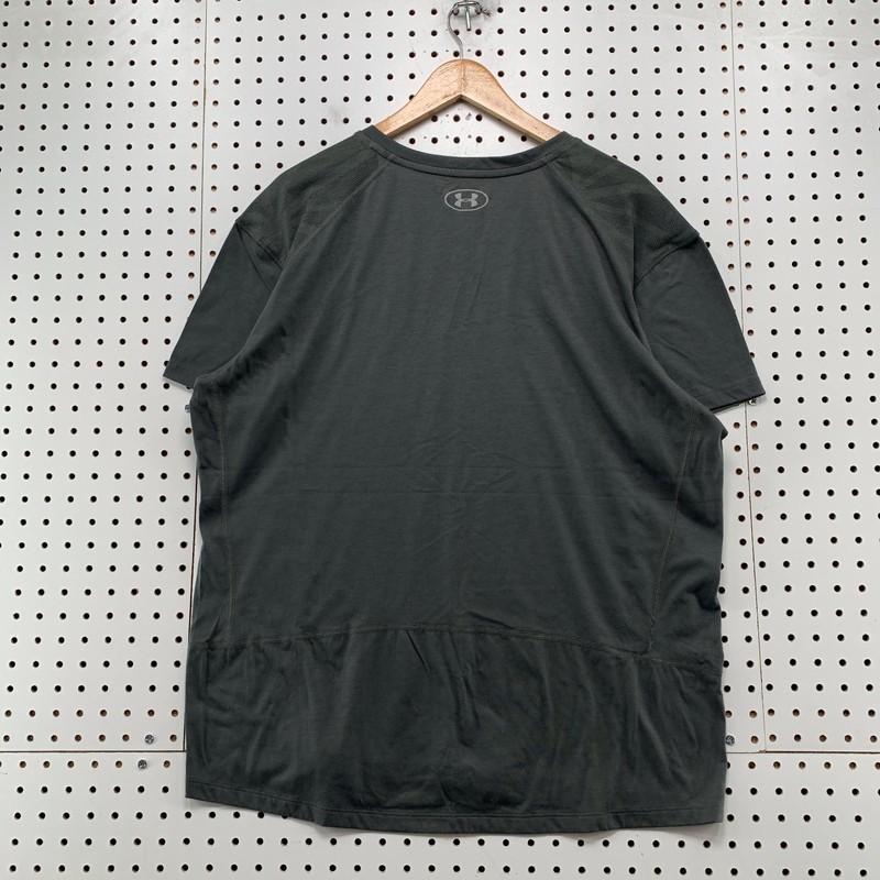 Under Armour Run Threadborne Active Shirt Mens 2XL Gray Heat Gear Workout gallery