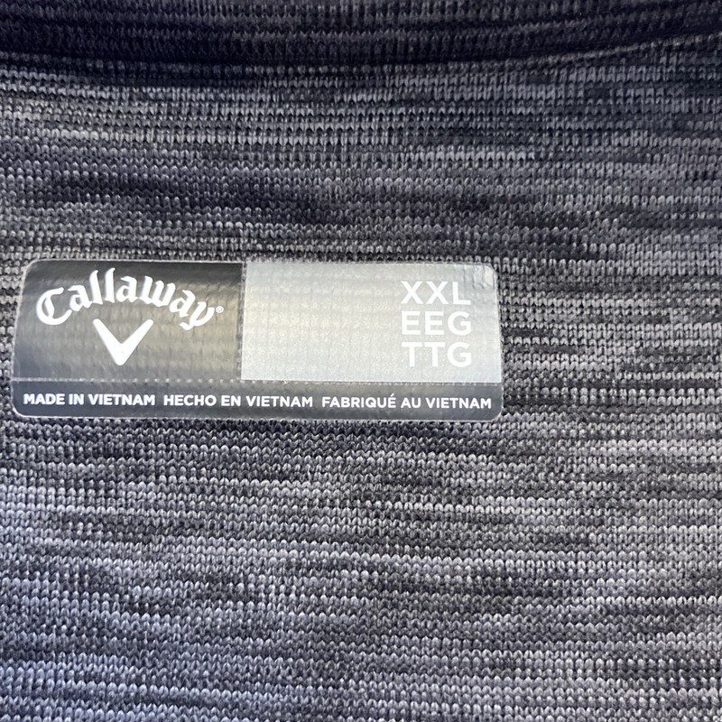 Callaway 1/4 Zip Golf Pullover Maroon Performance Fleece Lined Mens XXL gallery