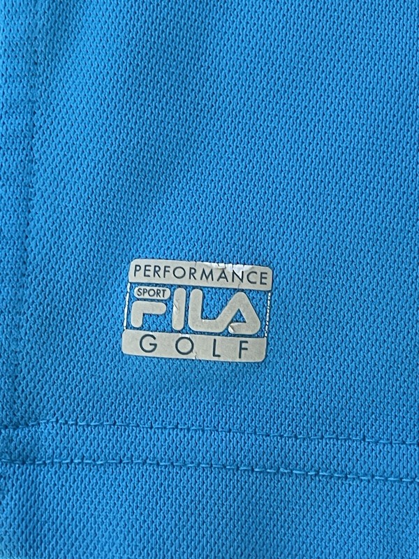 Fila Sport Men's Golf Short Sleeve Polo T-Shirt Blue XL Athletic Ball Sports Top gallery
