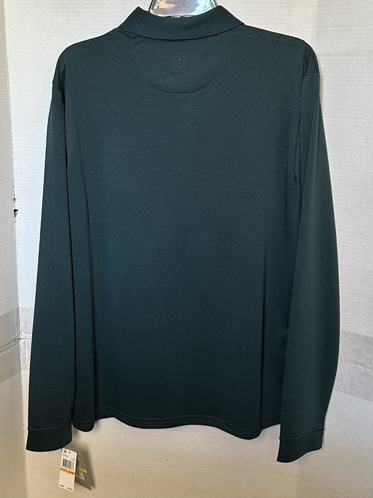 PGA TOUR Men's Long Sleeve Stretch Pullover Henley Shirt Green Size Small - NWT gallery